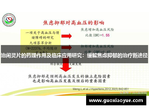 治闲灵片的药理作用及临床应用研究：缓解焦虑抑郁的治疗新途径