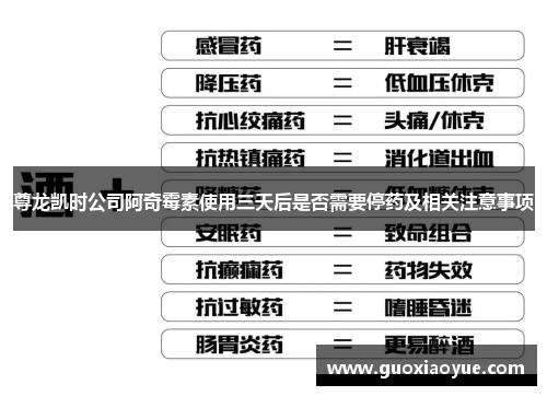 尊龙凯时公司阿奇霉素使用三天后是否需要停药及相关注意事项